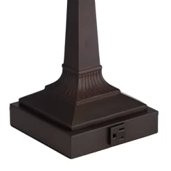 Robert Louis Tiffany Traditional Piano Banker Desk Table Lamp 17" High With AC Power Outlet Bronze Floral Art Glass Bedroom Office 11 Robert Louis Tiffany Traditional Piano Banker Desk Table Lamp 17" High With AC Power Outlet Bronze Floral Art Glass Bedroom Office -Lighting Discount Store GUEST 72872da1 8afa 46a9 bfe1 1a67d18c8ee0