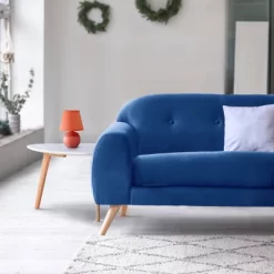 8.66" Petite Ceramic Orb Base Bedside Table Desk Lamp With Matching Tapered Drum Fabric Shade Orange - Creekwood Home -Lighting Discount Store GUEST 73143399 a041 45c8 8c39 3365e153ee3f