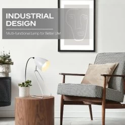 ROTTOGOON 12.52inch Table Lamps Modern Rotatable Small Desk Lamp Reading Bedside 2 Bulbs Included 2-Pack -Lighting Discount Store GUEST 7525e687 8aa8 4a39 8747 fab73d0aa049