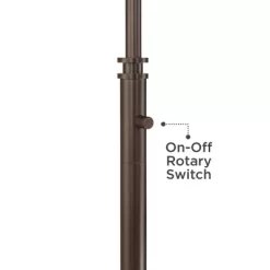 Possini Euro Design Modern Floor Lamp With USB Port 62 1/2" Tall Oil Rubbed Bronze Boom Arm Brown Drum Shade For Living Room House 11 Possini Euro Design Modern Floor Lamp With USB Port 62 1/2" Tall Oil Rubbed Bronze Boom Arm Brown Drum Shade For Living Room House -Lighting Discount Store GUEST 76774e09 191a 480f 8951 6764986040ed