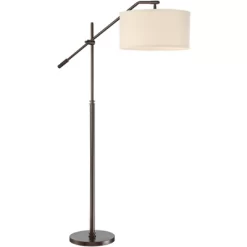 Possini Euro Design Modern Floor Lamp With USB Port 62 1/2" Tall Oil Rubbed Bronze Boom Arm Brown Drum Shade For Living Room House 15 Possini Euro Design Modern Floor Lamp With USB Port 62 1/2" Tall Oil Rubbed Bronze Boom Arm Brown Drum Shade For Living Room House -Lighting Discount Store GUEST 78432aff 9c47 44de 9bfd a851e591329c