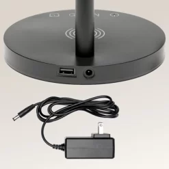 Excello Brands Wellness Series 5-Touch Fabric Shade LED Desk Lamp, 14", Black -Lighting Discount Store GUEST 787656c0 2293 4bf4 8397 3b2efae3bff4