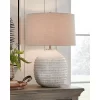 Jamon Ceramic Table Lamp Beige - Signature Design By Ashley