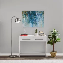 Emerson Floor Lamp Silver - Adesso