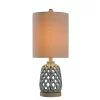 Ceramic Table Lamp Blue - StyleCraft