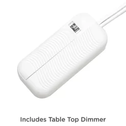 360 Lighting Geoff Modern Table Lamps 26" High Set Of 2 Brushed Nickel With USB Charging Port Table Top Dimmers White Drum Shade For Living Room Desk -Lighting Discount Store GUEST 8b0468f4 1ce9 4e33 b8bb 2d72cd996834