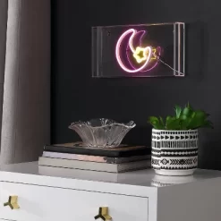 11.8" Moon Contemporary Glam Acrylic Box Pendant (Includes LED Light Bulb) Neon Pink/Yellow - JONATHAN Y 5 11.8" Moon Contemporary Glam Acrylic Box Pendant (Includes LED Light Bulb) Neon Pink/Yellow - JONATHAN Y -Lighting Discount Store GUEST 8b4e4da4 f081 4acb 80b3 1bb34bf63ff3