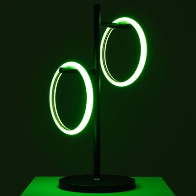 Brightech Saturn RGB Modern Dimmable Removable Ring Light (Includes LED Light Bulb) Tree Desk Table Lamp Matte Black 9 Brightech Saturn RGB Modern Dimmable Removable Ring Light (Includes LED Light Bulb) Tree Desk Table Lamp Matte Black - Image 9