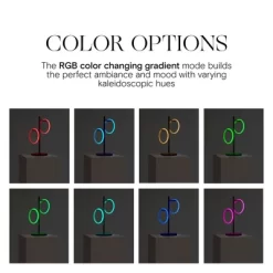 Brightech Saturn RGB Modern Dimmable Removable Ring Light (Includes LED Light Bulb) Tree Desk Table Lamp Matte Black 15 Brightech Saturn RGB Modern Dimmable Removable Ring Light (Includes LED Light Bulb) Tree Desk Table Lamp Matte Black -Lighting Discount Store GUEST 909b9868 3fd8 4f35 a084 72d5ab94ba7d