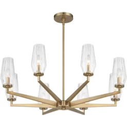 Possini Euro Design Byzantium Warm Gold Chandelier 35" Wide Modern Clear Glass Shade 8-Light Fixture For Dining Room Foyer Kitchen Island Entryway 10 Possini Euro Design Byzantium Warm Gold Chandelier 35" Wide Modern Clear Glass Shade 8-Light Fixture For Dining Room Foyer Kitchen Island Entryway -Lighting Discount Store GUEST 96f1b90d ba71 4ec3 9a0b e808bfbd254d