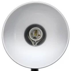 14.25" Traditional Fundamental Metal Desk Task Lamp And Bowl Shaped Shade With Flexi Gooseneck Black - Creekwood Home -Lighting Discount Store GUEST 9778b01a 49d9 4035 8c06 0696dd8f2a3c