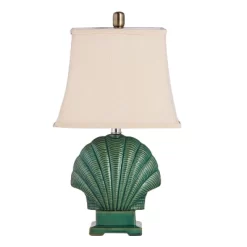 VECELO 25.9 In. Modern Table Lamp, Farmhouse Nightstand Bedside Lamp For Living Room Or Bedroom, Green -Lighting Discount Store GUEST 9aaa4d17 92d4 4df1 9039 ee77774858ca