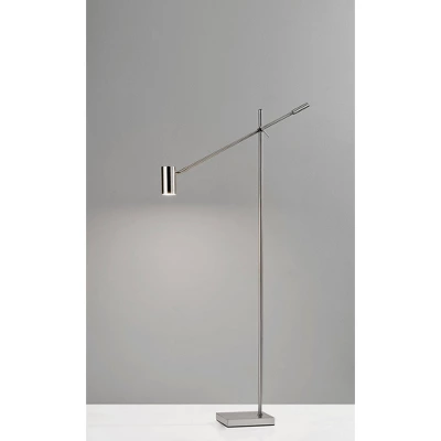 58" X 63" 3-way Collette Floor Lamp (Includes LED Light Bulb) Steel - Adesso 2 58" X 63" 3-way Collette Floor Lamp (Includes LED Light Bulb) Steel - Adesso - Image 2
