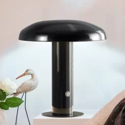 11" Suillius Contemporary Bohemian Rechargeable/Cordless Iron LED Mushroom Table Lamp - JONATHAN Y -Lighting Discount Store GUEST 9fffc010 ecce 4d11 a6d6 eaf8c73df381
