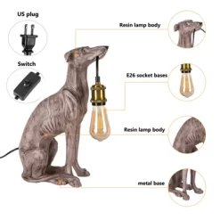 YIYIBYUS Brown Creative Resin Dog Design Bedside Lamp Table Lamp For Living Room -Lighting Discount Store GUEST a2ec6a1b 3ff3 41e1 bd98 7889dcebd719