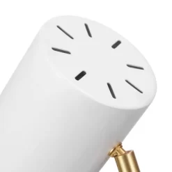 15" Novogratz X Globe Athena White Desk Lamp - Globe Electric -Lighting Discount Store GUEST a4f96b92 4e25 49ab b108 dbd9ad253c2d