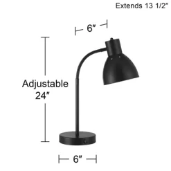 360 Lighting Piper 24" High Gooseneck Small Modern Desk Lamps Set Of 2 USB Port Black Metal Home Office Living Room Charging Bedroom Bedside 10 360 Lighting Piper 24" High Gooseneck Small Modern Desk Lamps Set Of 2 USB Port Black Metal Home Office Living Room Charging Bedroom Bedside -Lighting Discount Store GUEST a5319f8b 3aee 4869 91e9 25bd4ae9be8c
