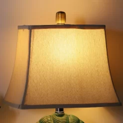 VECELO 25.9 In. Modern Table Lamp, Farmhouse Nightstand Bedside Lamp For Living Room Or Bedroom, Green -Lighting Discount Store GUEST a76c4cbb 7c81 4393 834a 0f8dcf385b48