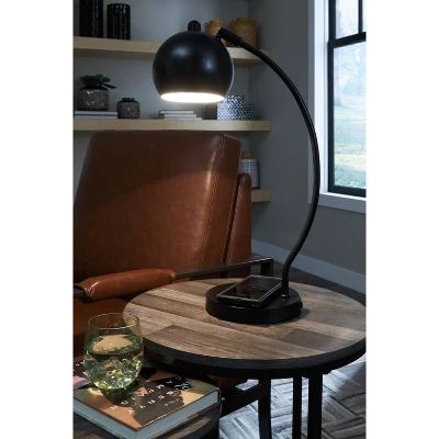 Marinel Desk Lamp Black - Signature Design By Ashley 2 Marinel Desk Lamp Black - Signature Design By Ashley - Image 2