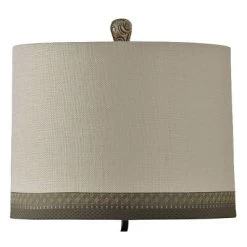 Kolkata Table Lamp Silver - StyleCraft