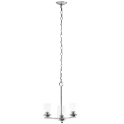 3-Light 15" Classic Contemporary Clear Glass/Metal Hanging Pendant Chandelier - Lalia Home 23 3-Light 15" Classic Contemporary Clear Glass/Metal Hanging Pendant Chandelier - Lalia Home -Lighting Discount Store GUEST ab341184 a95e 443c 8f37 2844be9d75df