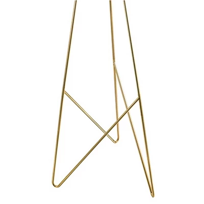 1-Light Camporale Floor Lamp With Interior Fabric Shade Gold - EGLO 2 1-Light Camporale Floor Lamp With Interior Fabric Shade Gold - EGLO - Image 2