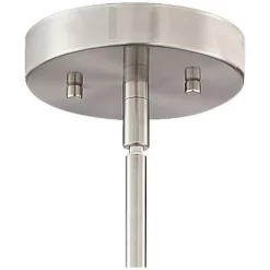 Franklin Iron Works Salima Brushed Nickel Gray Pendant Chandelier 21 1/4" Wide Farmhouse Rustic LED 5-Light Fixture For Dining Room Kitchen Island -Lighting Discount Store GUEST ad8c2270 a974 407b 9ae4 c3a880a8e940