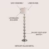 JONATHAN Y Oslo Glass/Metal LED Floor Lamp