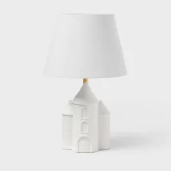 Castle Kids' Table Lamp White - Pillowfortâ„¢