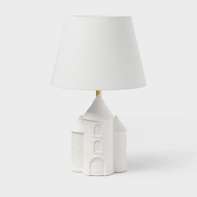Castle Kids' Table Lamp White - Pillowfort™ 1 Castle Kids' Table Lamp White - Pillowfort™
