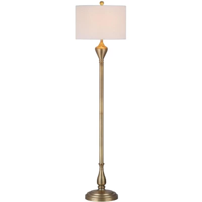 Xenia Floor Lamp - LIT4333 - Brown - Safavieh 1 Xenia Floor Lamp - LIT4333 - Brown - Safavieh