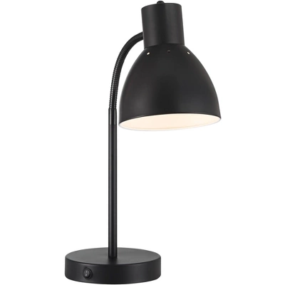 360 Lighting Piper 24" High Gooseneck Small Modern Desk Lamps Set Of 2 USB Port Black Metal Home Office Living Room Charging Bedroom Bedside 8 360 Lighting Piper 24" High Gooseneck Small Modern Desk Lamps Set Of 2 USB Port Black Metal Home Office Living Room Charging Bedroom Bedside - Image 8