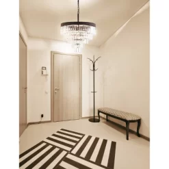 20" Wyatt Crystal Chandelier (Includes Energy Efficient Light Bulb) Bronze - JONATHAN Y -Lighting Discount Store GUEST b65e655b 3b4b 48ad afb0 6353dec7ca49