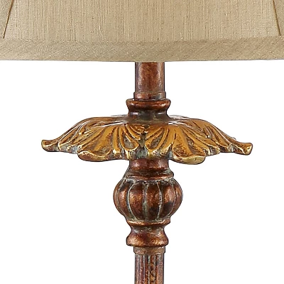 Regency Hill Juliette 36 1/2" Tall Skinny Large Buffet Traditional End Table Lamps Set Of 2 Brown Light Bronze Finish Living Room Bedroom Bedside 4 Regency Hill Juliette 36 1/2" Tall Skinny Large Buffet Traditional End Table Lamps Set Of 2 Brown Light Bronze Finish Living Room Bedroom Bedside - Image 4