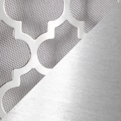 LumiSource (Set Of 2) Ashland 27" Contemporary Table Lamps Brushed Nickel With Laser Cut Shade: Metal Body, Linen Shade, UL Listed -Lighting Discount Store GUEST b7b70359 aed8 4c2b baca 7f85df7d69b9