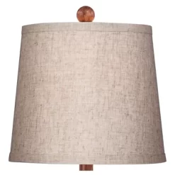 360 Lighting Fraiser Modern Accent Table Lamp 23 1/2" High Brown Faux Wood Oatmeal Drum Shade For Bedroom Living Room Bedside Nightstand Office Kids 12 360 Lighting Fraiser Modern Accent Table Lamp 23 1/2" High Brown Faux Wood Oatmeal Drum Shade For Bedroom Living Room Bedside Nightstand Office Kids -Lighting Discount Store GUEST b8cd430a 8165 434d b6c1 81a2567e87c9
