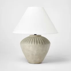 Ceramic Table Lamp Tan - Threshold™ Designed With Studio McGee