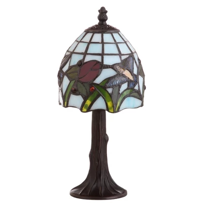 JONATHAN Y Hummingbird Tiffany-Style LED Table Lamp 7 JONATHAN Y Hummingbird Tiffany-Style LED Table Lamp - Image 7