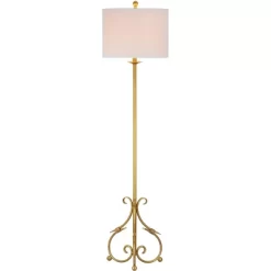 Lighting Discount Store 21 Elisa Baroque Floor Lamp - LIT4346 - Gold - Safavieh