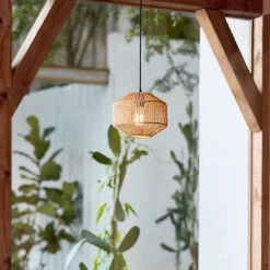 Lotus 1-Light Pendant Lighting With Natural Twine Shade - Globe Electric -Lighting Discount Store GUEST c145b1ac 3115 42c7 bb7a befa1a46b533