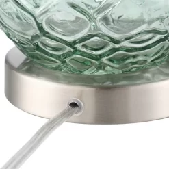 360 Lighting Julia 26 3/8" Tall Modern Coastal Table Lamps Set Of 2 Seafoam Green Glass Living Room Bedroom Bedside Nightstand House Off-White Shade 11 360 Lighting Julia 26 3/8" Tall Modern Coastal Table Lamps Set Of 2 Seafoam Green Glass Living Room Bedroom Bedside Nightstand House Off-White Shade -Lighting Discount Store GUEST c368df45 5232 4e2b b691 f4d677b16b69