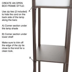 Torchiere Floor Lamp Brown (Includes LED Light Bulb) - Lavish Home -Lighting Discount Store GUEST c4acb672 194f 4a31 a4d2 288db5cbd91c