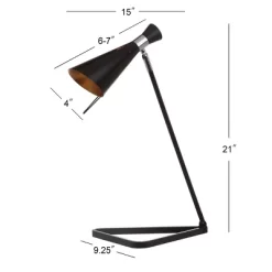 Padric Table Lamp - 21 Inch Height - TBL4038 - Black - Safavieh -Lighting Discount Store GUEST c5fdc361 d002 4452 bdad 15b589373a37