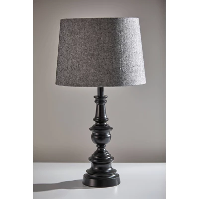 (Set Of 3) Chandler Lamp Set Black - Adesso 4 (Set Of 3) Chandler Lamp Set Black - Adesso - Image 4