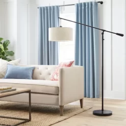 Cantilever Drop Pendant Swing Arm Floor Lamp Brown - Threshold™ 11 Cantilever Drop Pendant Swing Arm Floor Lamp Brown - Threshold™ -Lighting Discount Store GUEST cd0c3cb9 dbb5 466d 9069 486b7c8203dd