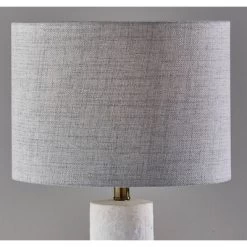 Noelle Table Lamp Textured Ceramic White - Adesso