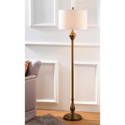 Xenia Floor Lamp - LIT4333 - Brown - Safavieh 2 Xenia Floor Lamp - LIT4333 - Brown - Safavieh - Image 2