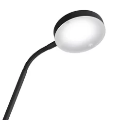 360 Lighting Taylor Modern Torchiere Floor Lamp With Side Light 72" Tall Satin Black LED Adjustable For Living Room Reading Bedroom Office House Home -Lighting Discount Store GUEST d4ceb23e 77f6 419c a470 ad1f10e3e61d