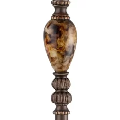 Kathy Ireland Vintage Swing Arm Floor Lamp 61" Tall Bronze Marble Font Faux Silk Shade For Living Room Reading House Bedroom Home 9 Kathy Ireland Vintage Swing Arm Floor Lamp 61" Tall Bronze Marble Font Faux Silk Shade For Living Room Reading House Bedroom Home -Lighting Discount Store GUEST d6c6169e 6587 4937 ae92 3d9a4e792461
