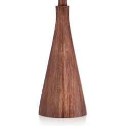 360 Lighting Fraiser Modern Accent Table Lamp 23 1/2" High Brown Faux Wood Oatmeal Drum Shade For Bedroom Living Room Bedside Nightstand Office Kids 10 360 Lighting Fraiser Modern Accent Table Lamp 23 1/2" High Brown Faux Wood Oatmeal Drum Shade For Bedroom Living Room Bedside Nightstand Office Kids -Lighting Discount Store GUEST d7955a85 9073 4321 83f3 5a3ec7658f7e